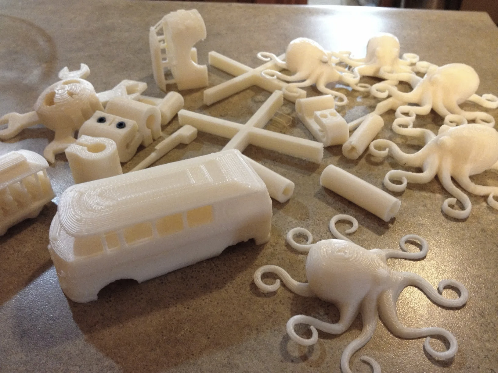 A beginner setting up their first 3D printer